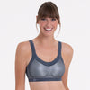 ANITA Momentum Anthracite Wireless Sports Bra (#5529)