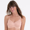 ROSA FAIA (ANITA) Lace Rose Wireless Bra in Rosewood and Champagne (#5618)