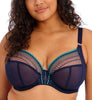 ELOMI Matilda Black Dot, Siren Song, Clove Underwire Plunge Bra (#EL8900)