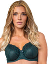 FIT FULLY YOURS Serena Lace Forest Green Underwire Bra (#B2761)