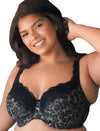 FIT FULLY YOURS Serena Lace Black Leopard Underwire Bra (#B2761)