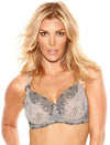 FIT FULLY YOURS Nicole See-Thru Lace Underwire Ivory Baby Blue Bra (#B2271)