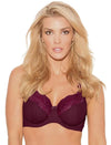 FIT FULLY YOURS Serena Lace Burgundy Underwire Bra (#B2761)