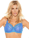 FIT FULLY YOURS Nicole See-Thru Lace Underwire Ivory Baby Blue Bra (#B2271)