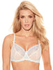 Fit Fully Yours Nicole See-Thru Lace Underwire/Ivory Baby Blue (#B2271)