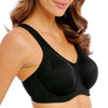 WACOAL Simone Underwire Sand and Black Sports Bra (#855170)