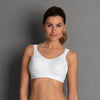 ANITA Extreme Control White Wireless Sports Bra (#5527)