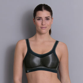 ANITA Momentum Black Wireless Sports Bra (#5529)